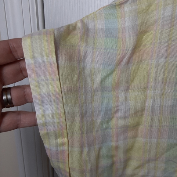 NWT Buffalo David Bitton Top Yellow XL Let's Plaid - Picture 5 of 15